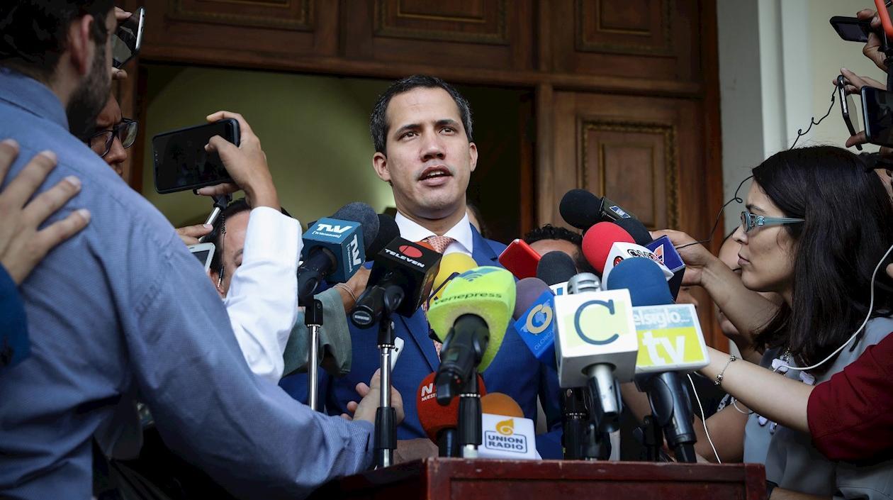 El jefe del Parlamento de Venezuela, Juan Guaidó.