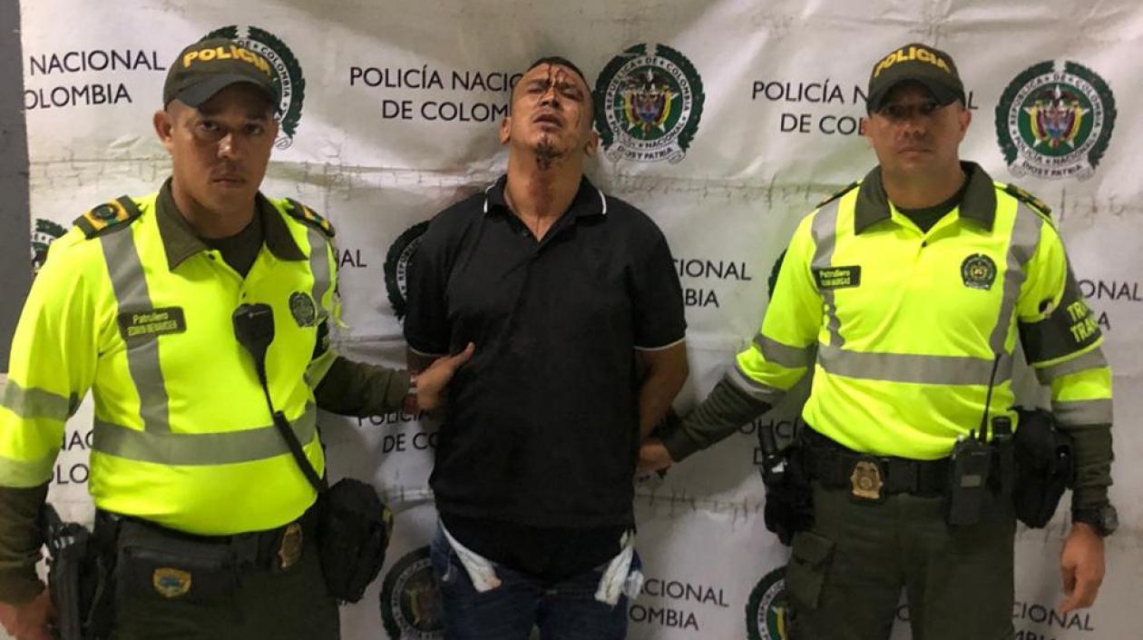 Juan Pablo Vega Moreno, el capturado.