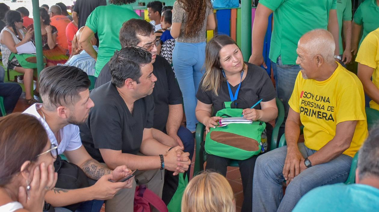 Delegación chilena visitó el Hogar de Paso de Barranquilla.