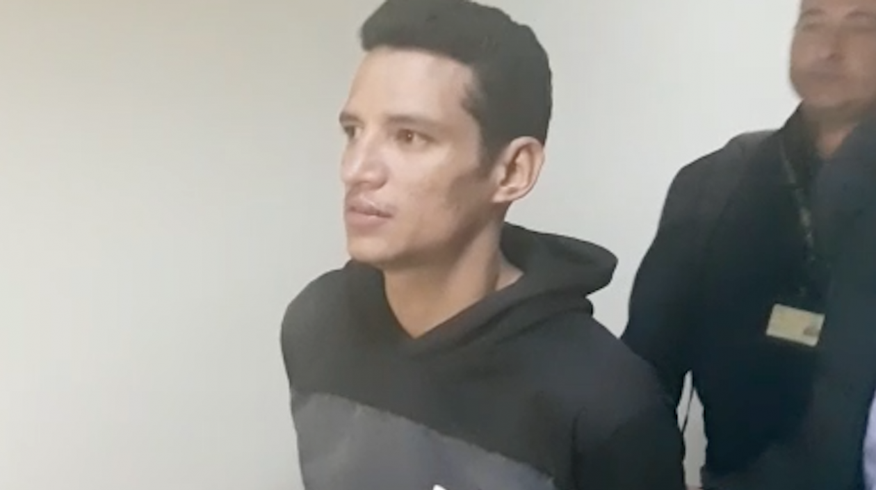 Stalin Jesús Herreño López, capturado por explotar granada en Bogotá.