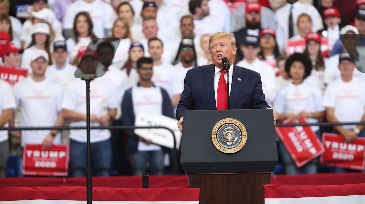 Donald Trump, presidente de los Estados Unidos.