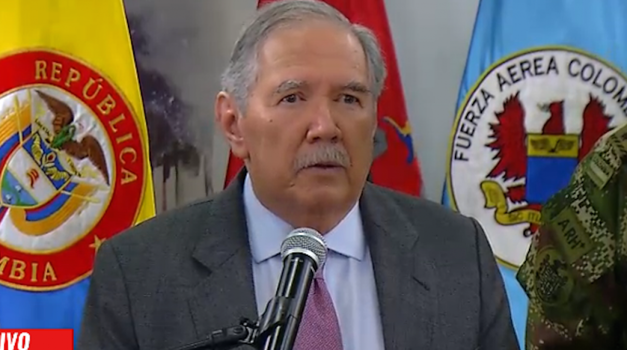 Guillermo Botero, ministro de Defensa.