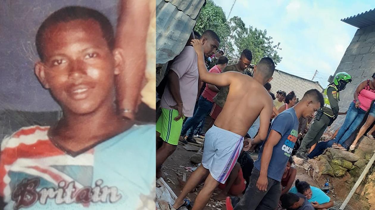 El joven murió en el mismo lugar de los hechos.