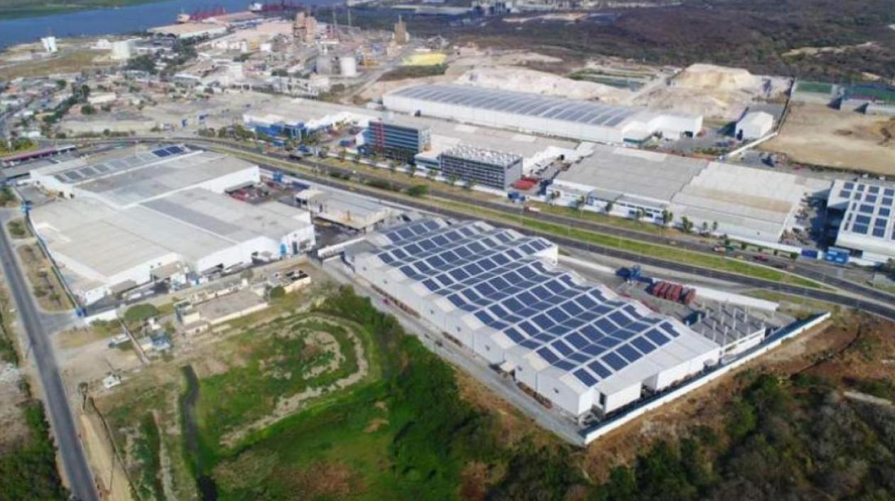 Planta de Tecnoglass en Barranquilla.