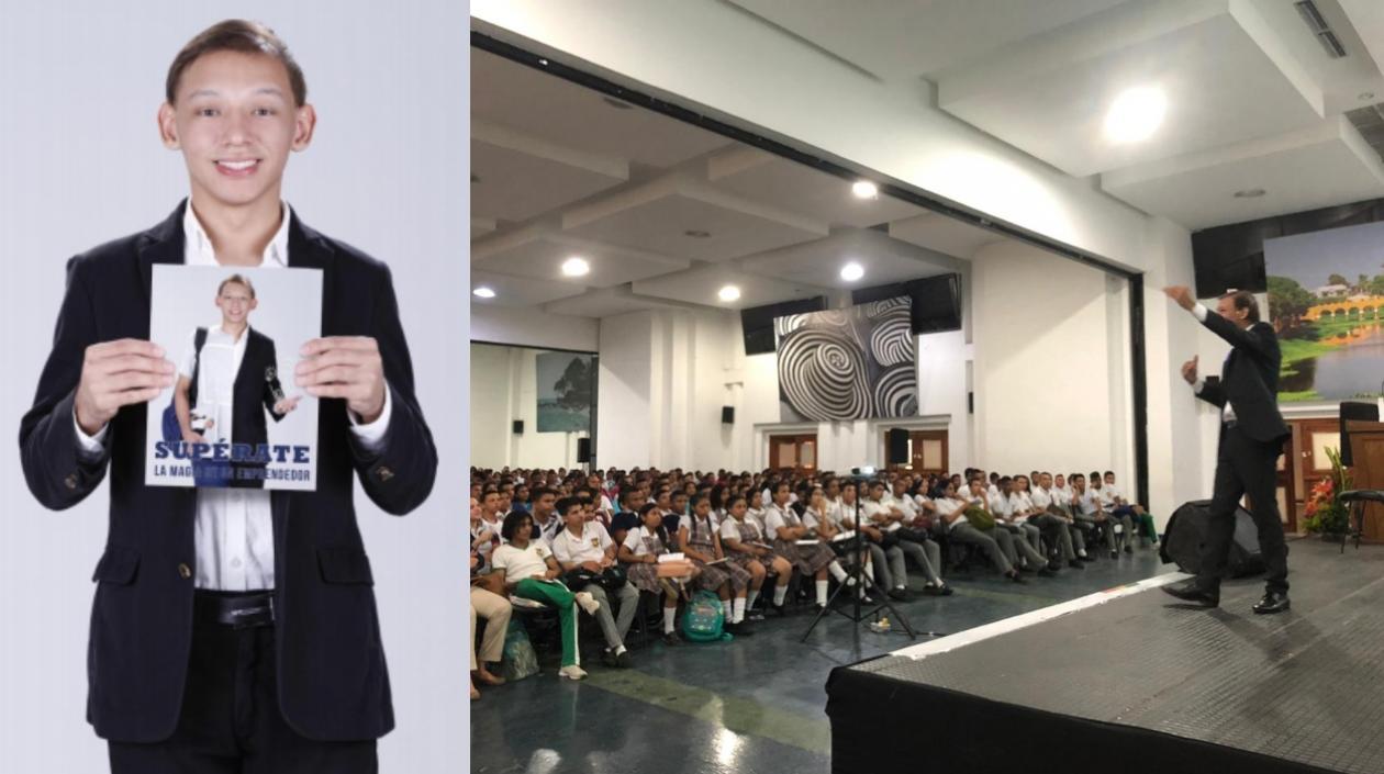 El estudiante Joshue Castellanos Paternina.