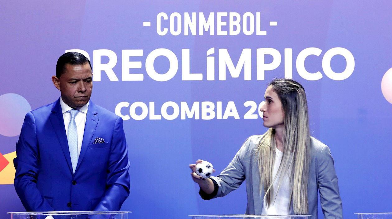 Los junioristas Iván René Valenciano y Daniela Montoya. 