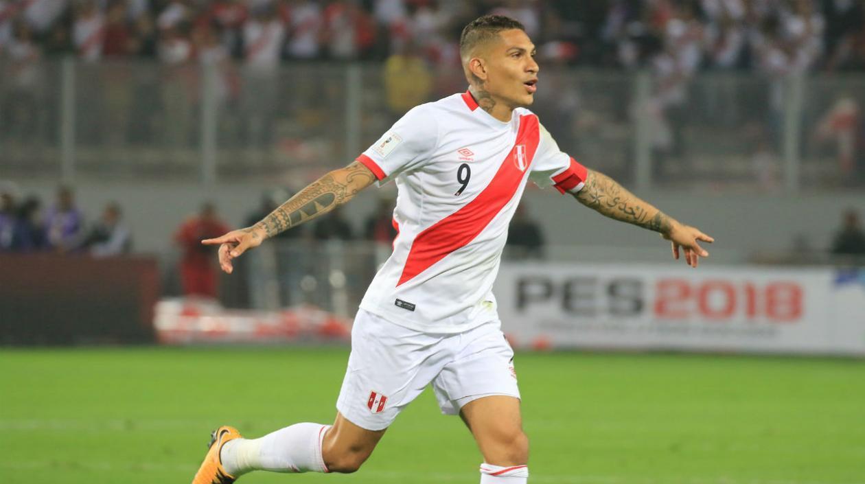 Paolo Guerrero, delantero peruano. 