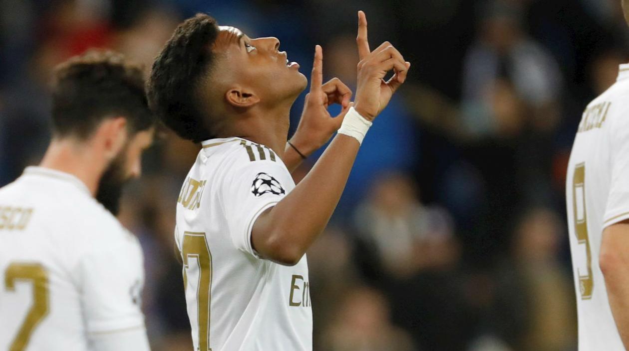 Rodrygo, delantero brasileño. 