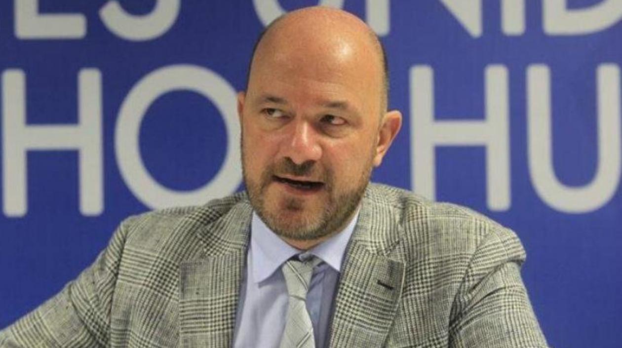 Alberto Brunori, el representante de la Oficina de la Alta Comisionada de la ONU para los Derechos Humanos en Colombia.