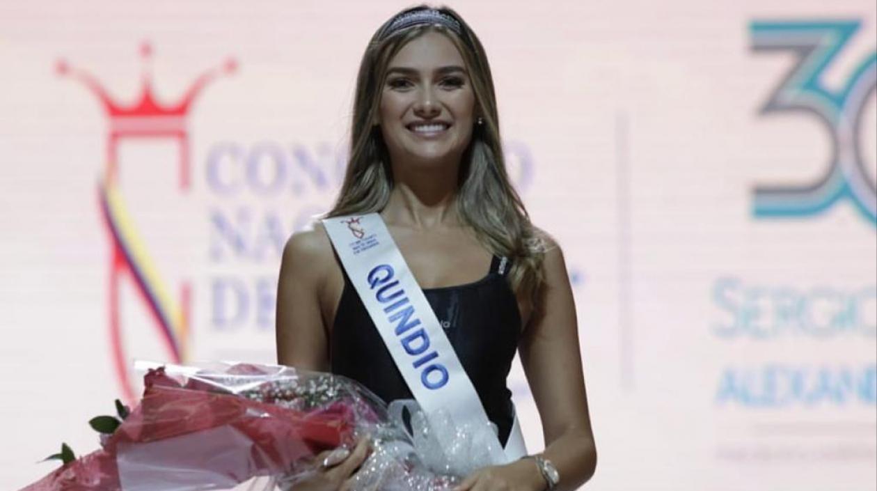 María Fernanda Aristizábal, señorita Quindío.