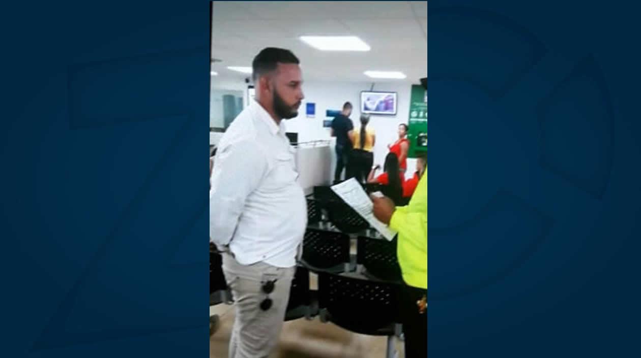 El capturado Franklin Romero Gamero.