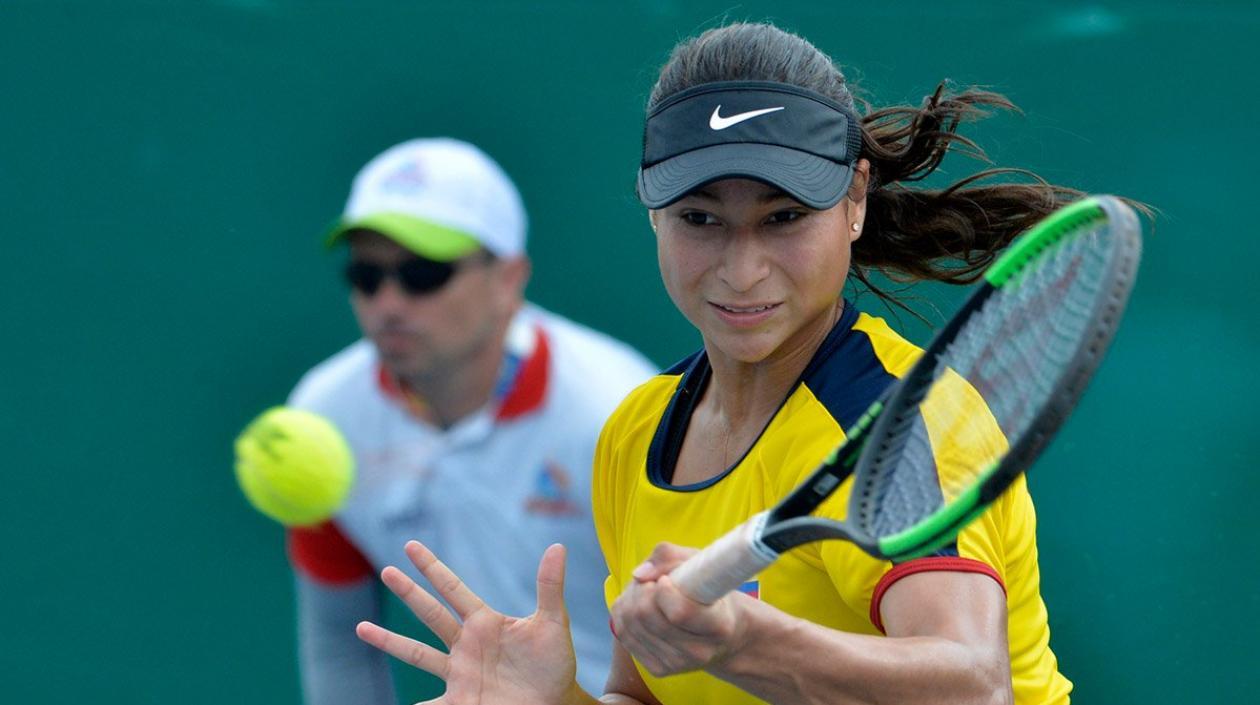 María Fernanda Herazo, tenista barranquillera. 