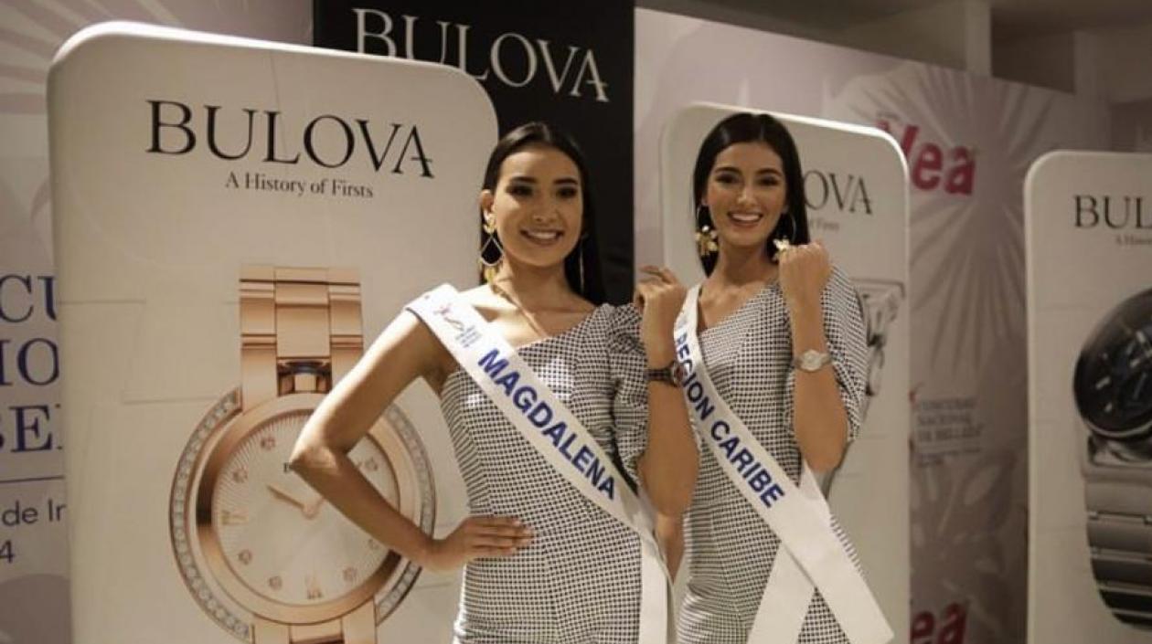 Luisa Fernanda Cotes (Magdalena) y Mariana Jaramillo (Región Caribe).