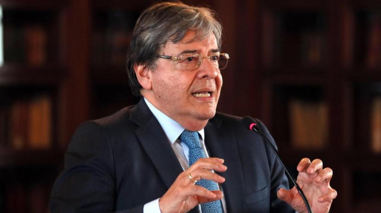 El canciller Carlos Holmes Trujillo