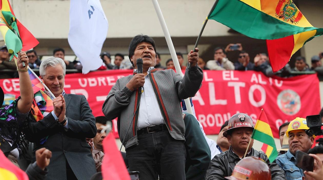 El presidente de Bolivia, Evo Morales.