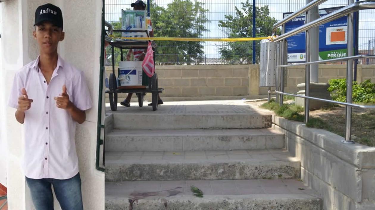 Andrés Camilo Múñoz López, una de las víctimas en el ataque sicarial el sábado.