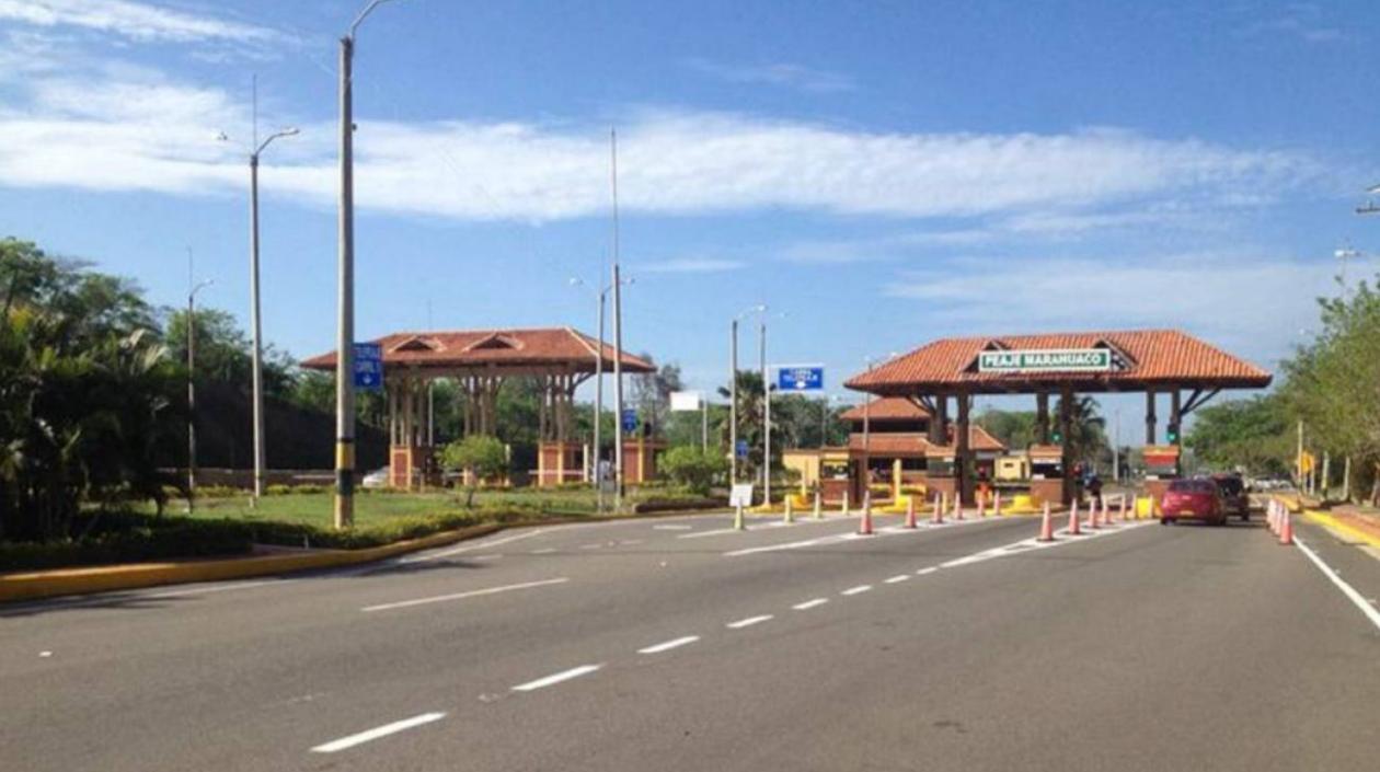 Imagen del peaje Marahuaco.