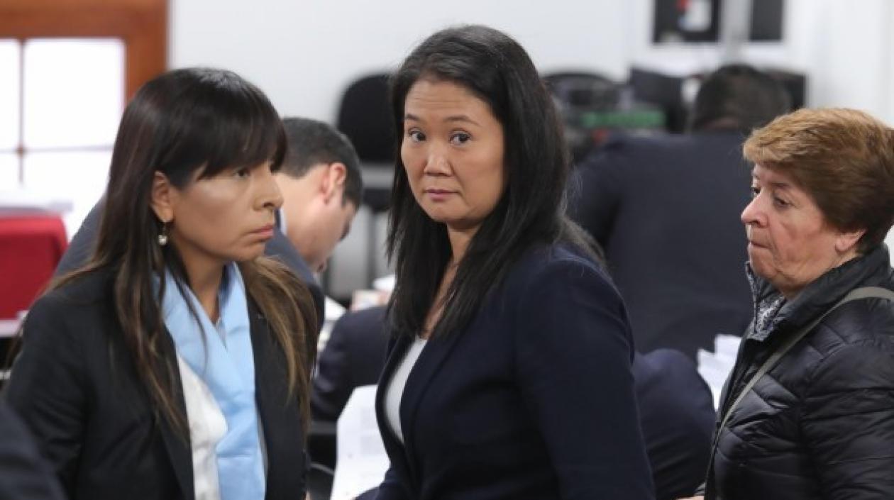 La encarcelada líder opositora Keiko Fujimori.