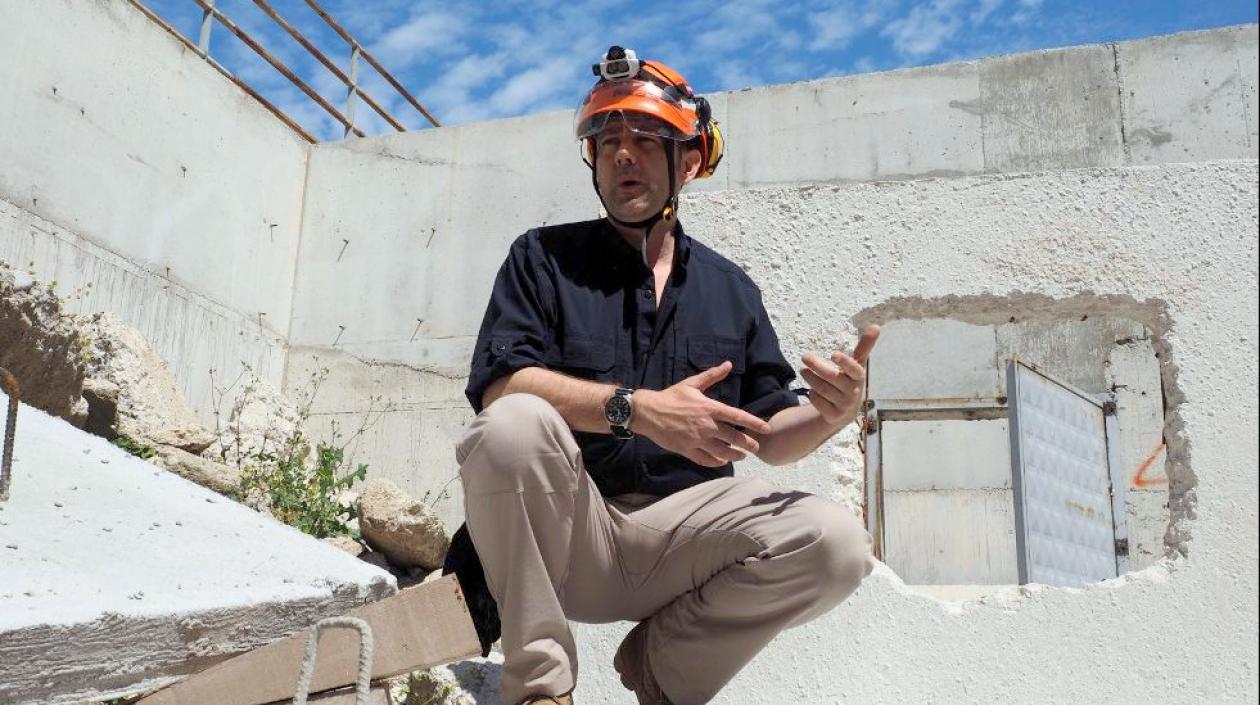 James Le Mesurier, cofundador e importante colaborador de la organización humanitaria Defensa Civil Siria.