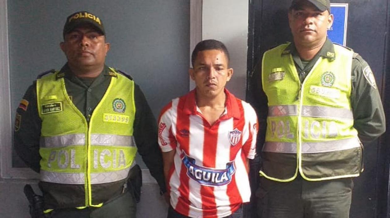 Rony Andrés Domínguez Lara, capturado.