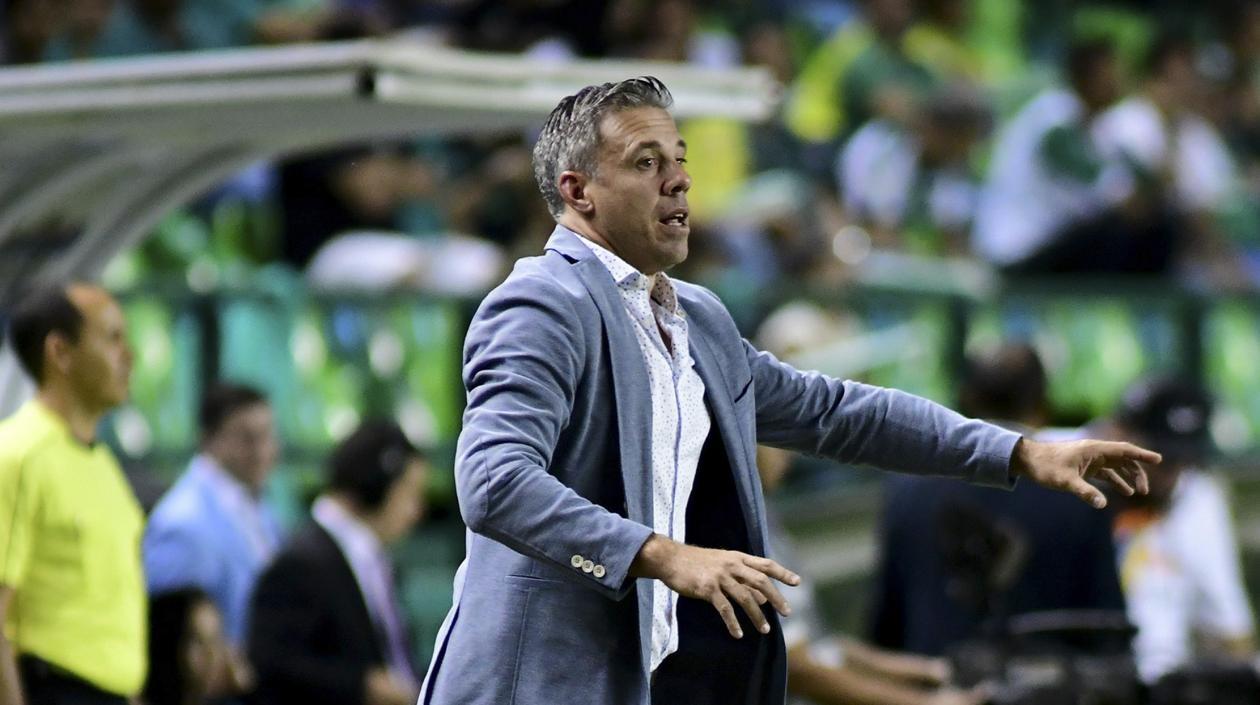 Lucas Pusineri, técnico del Deportivo Cali. 