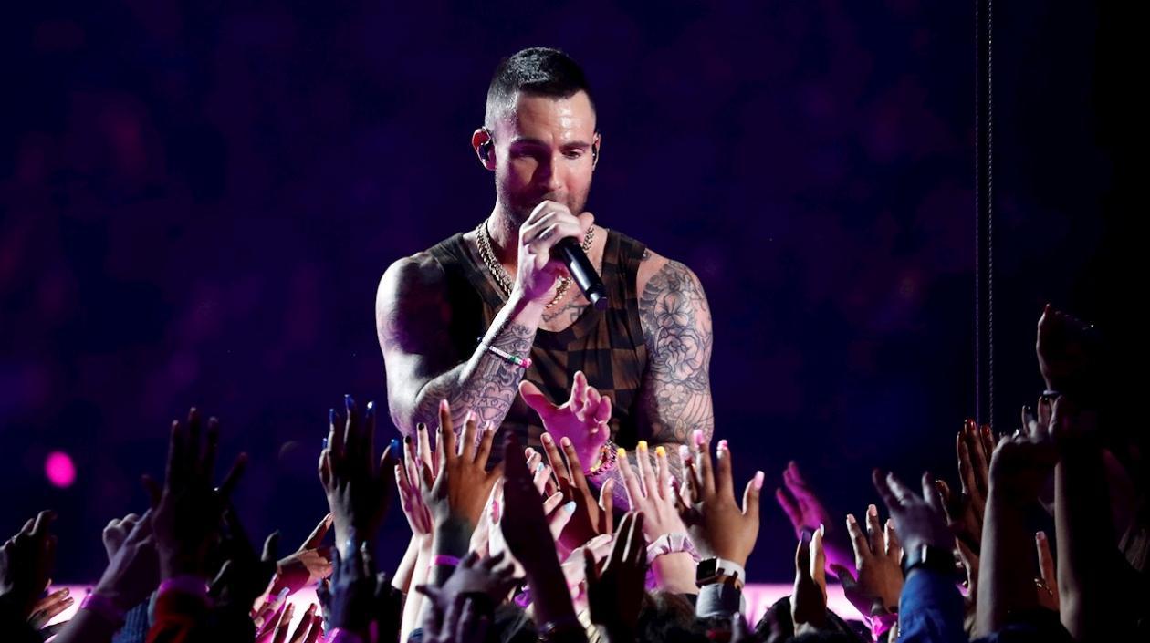 Adam Levine, vocalista de Maroon 5.