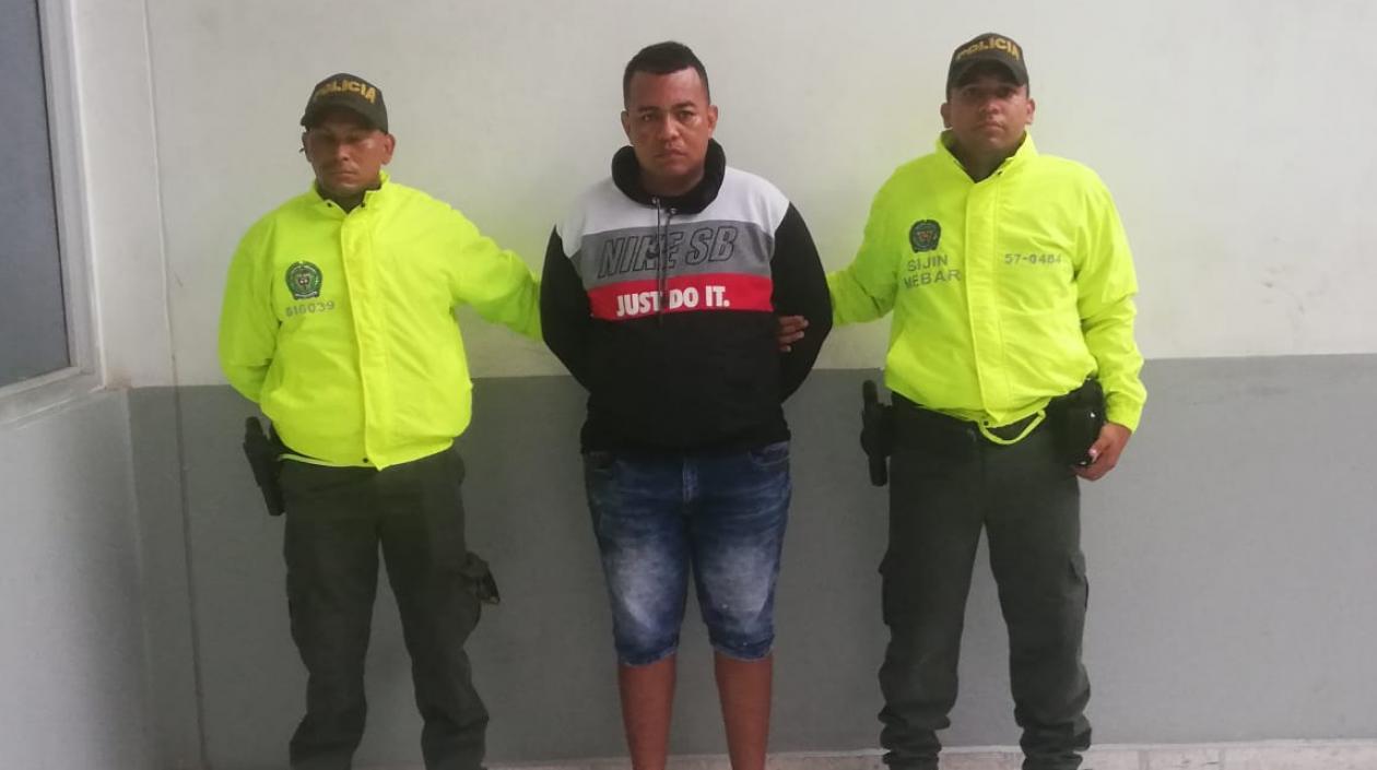 José Sebastián Maza Sarabia, delincuente capturado.