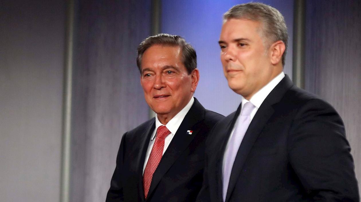 Laurentino Cortizo y Iván Duque.