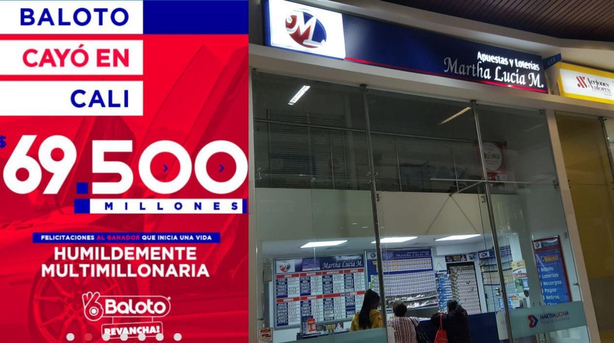 Baloto cayó en Cali.