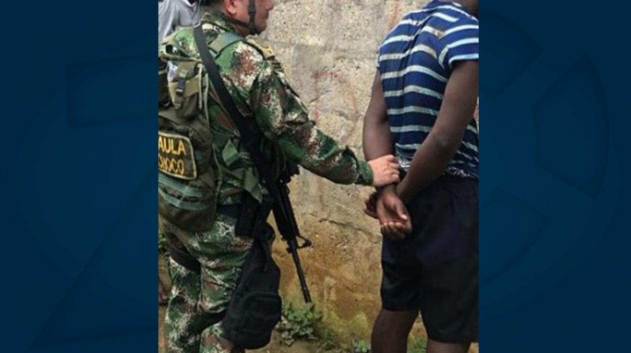 La captura fue realizada por el Gaula del Ejército y el CTI de la Fiscalía.