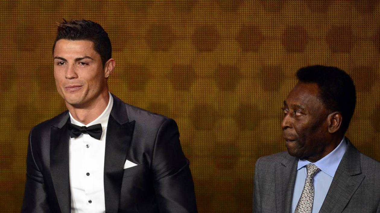 Cristiano Ronaldo y Pelé. 