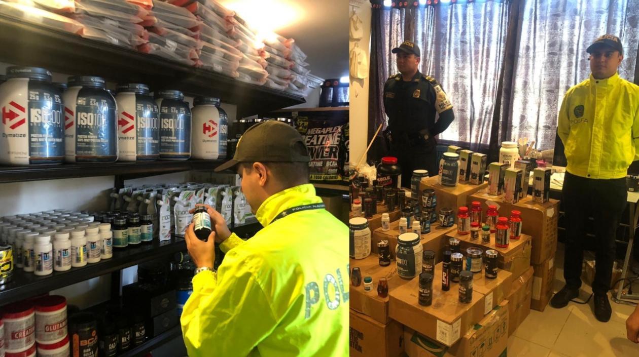 Mercancía incautada por la Policía Fiscal y Aduanera.