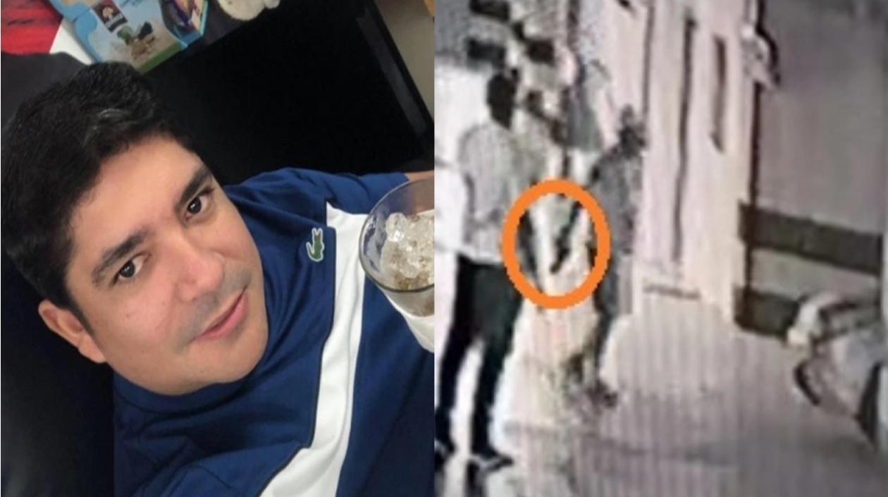 A la derecha se ve el momento en el que el juez tiene la pistola desenfundada.