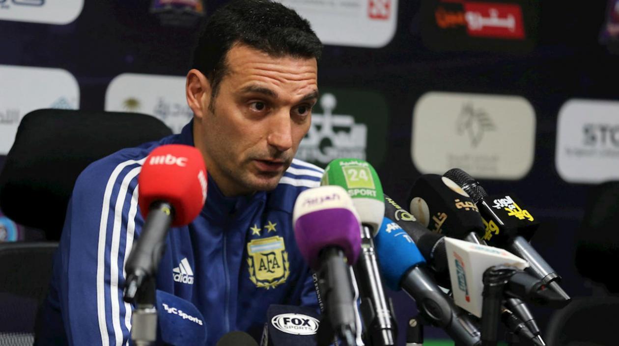 Lionel Scaloni, técnico de Argentina. 