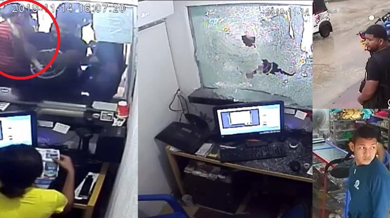 Asalto al Efecty con una 'mona' en el barrio El Carmen de Malambo.