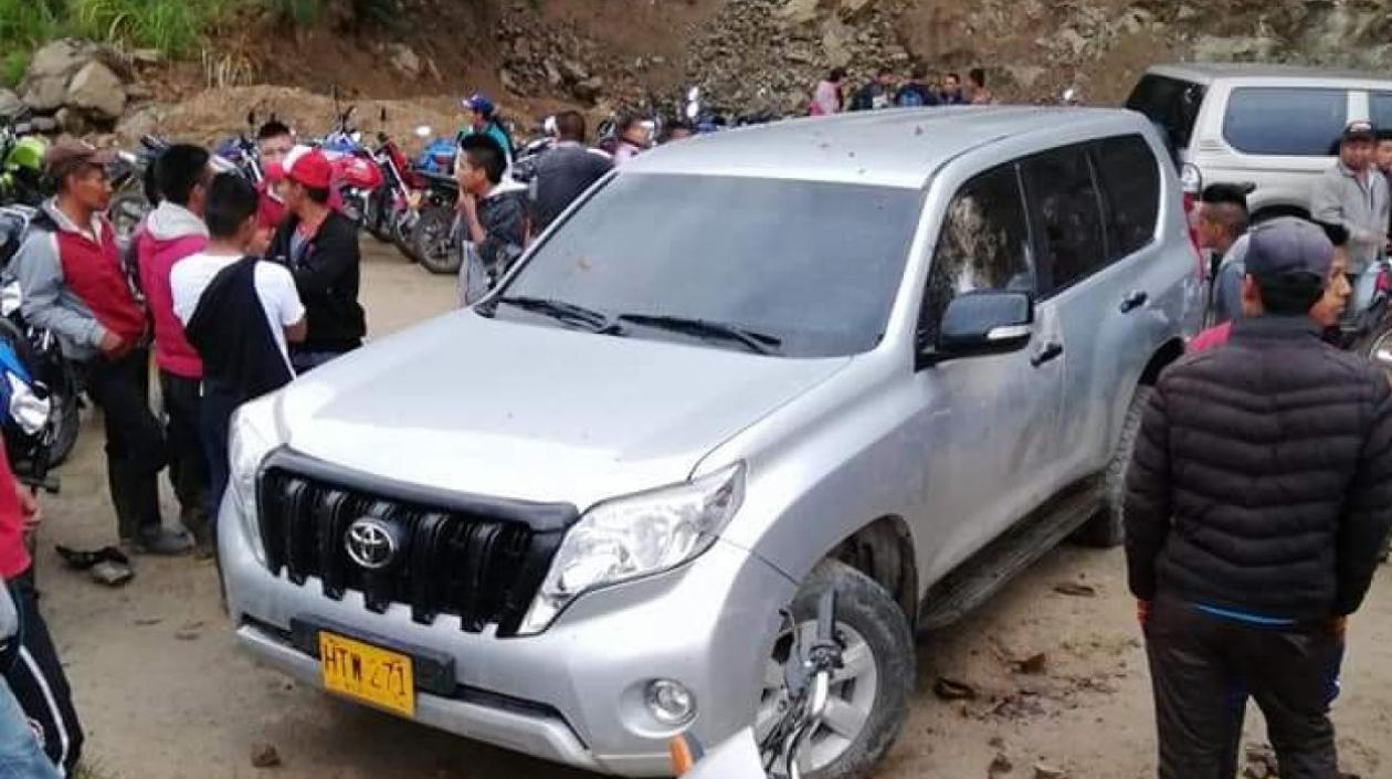 Imagen de la masacre indígena en el Cauca.