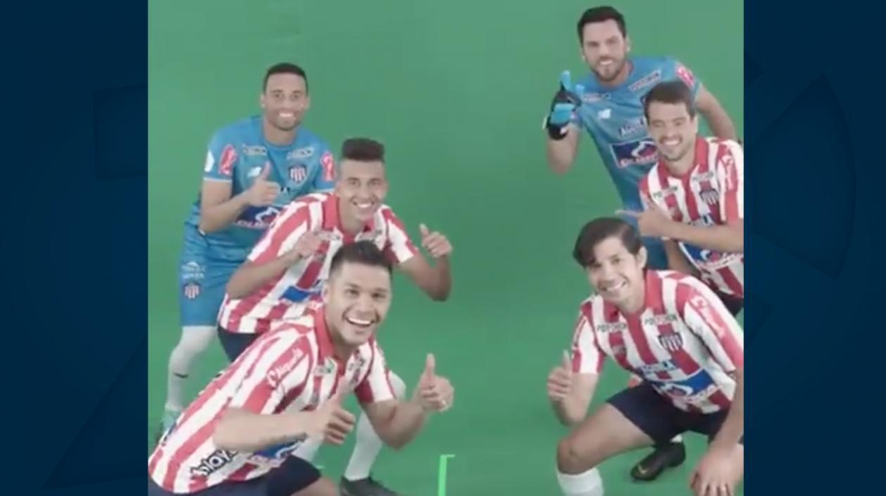 Los jugadores de Junior que estarán en la pantalla.