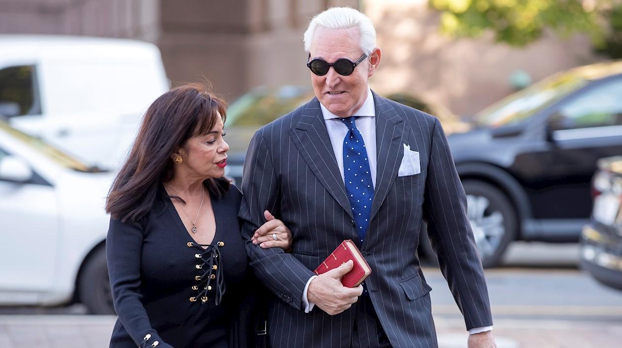El exasesor de Donald Trump, Roger Stone.