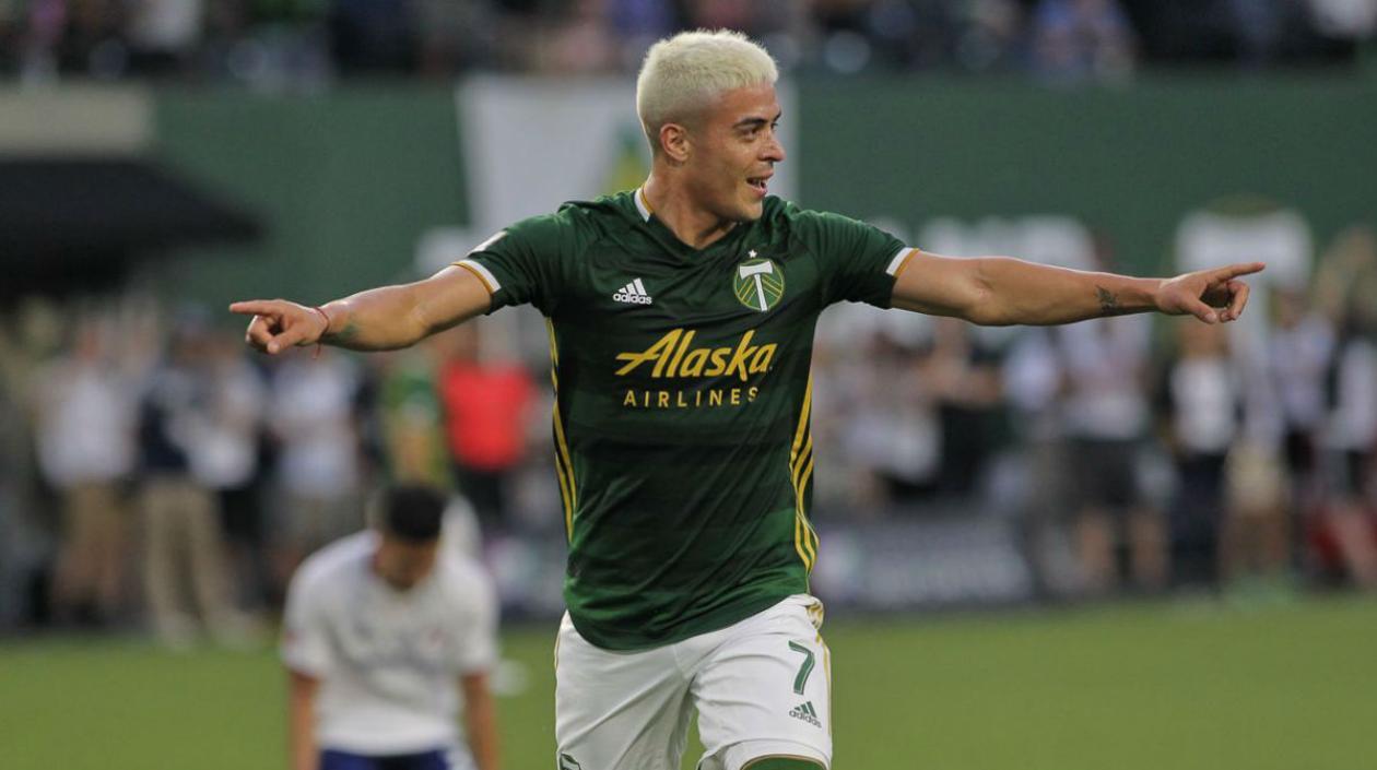 Brian Fernández, jugador argentino. 