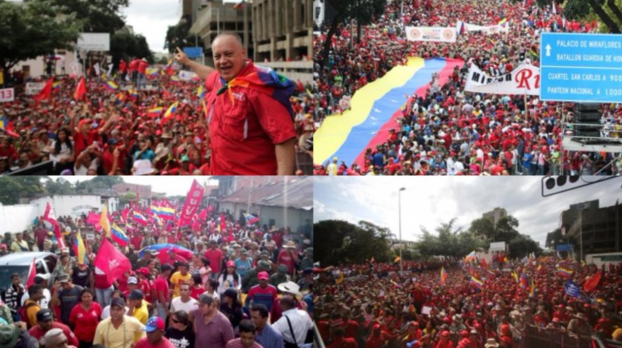 Imágenes de la manifestación.