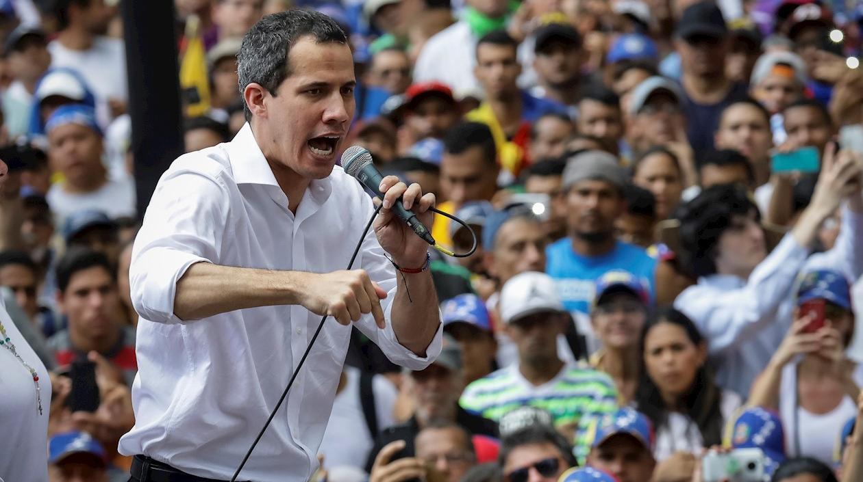 El jefe del Parlamento de Venezuela, Juan Guaidó.