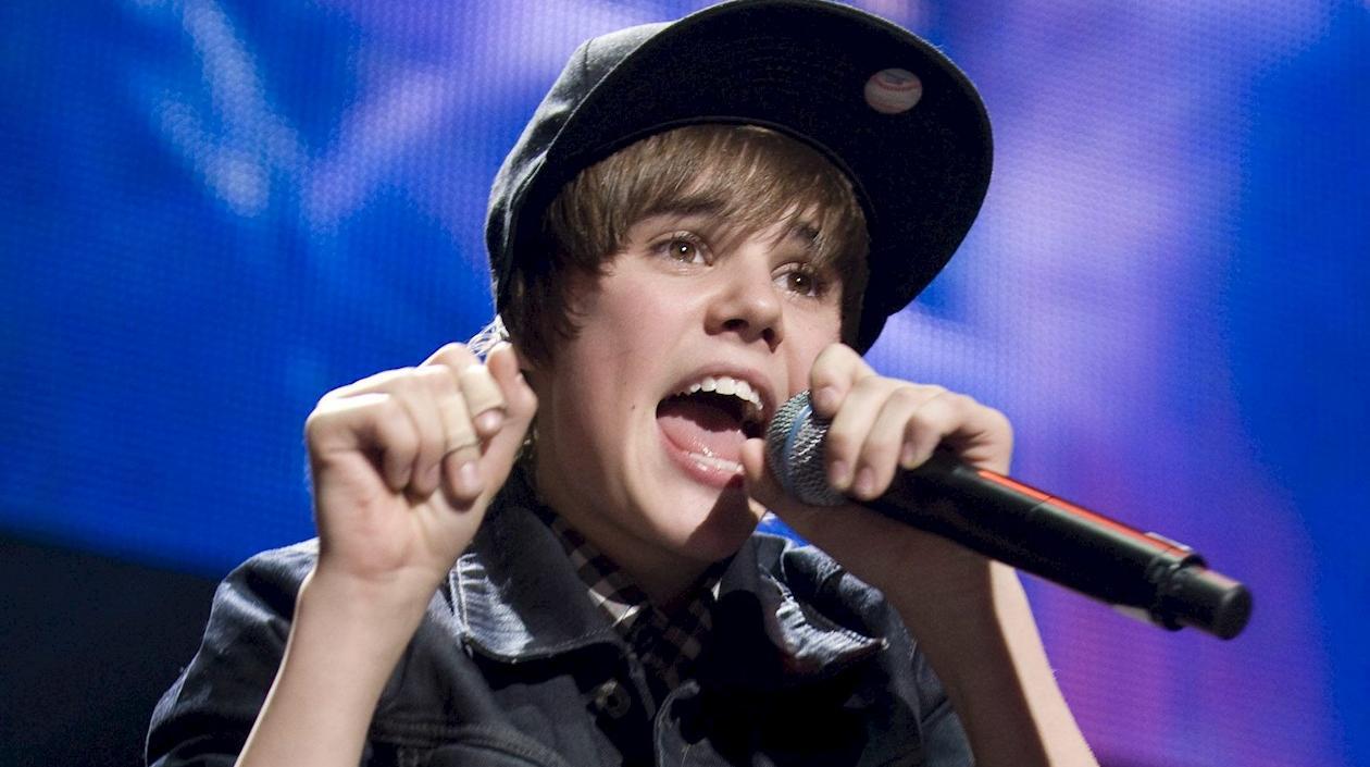 Justin Bieber, cantante canadiense.