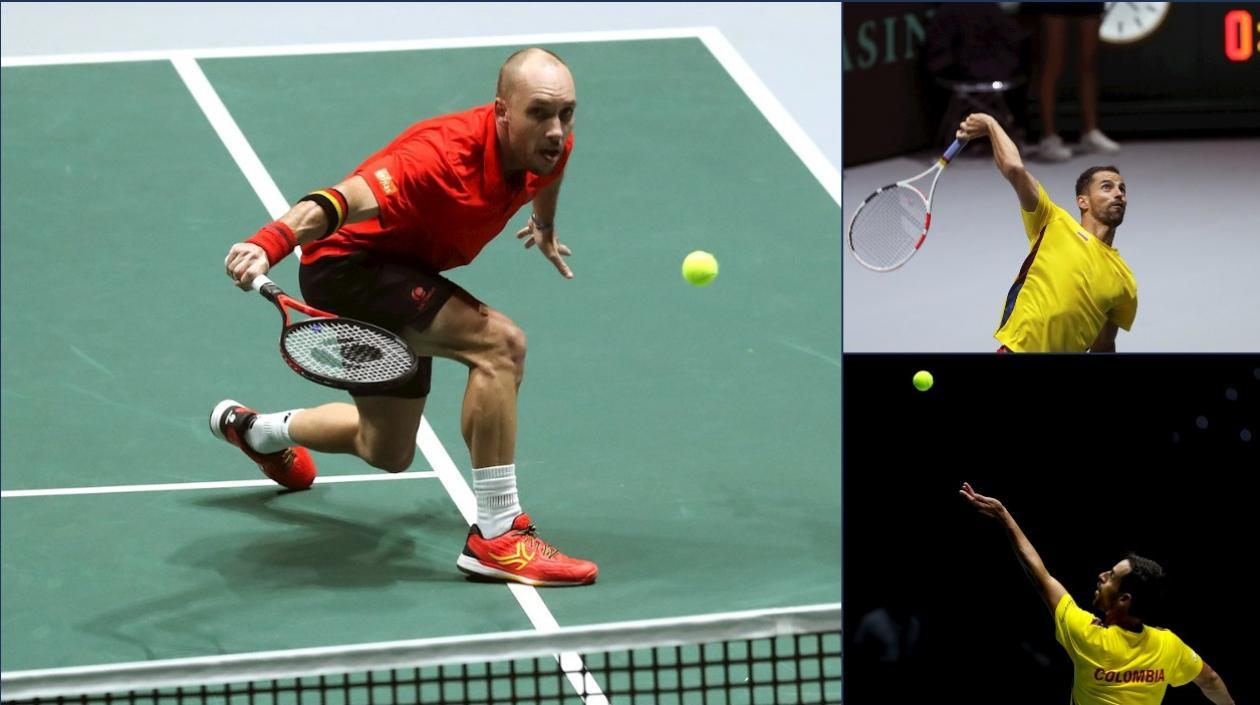 El tenista belga Steve Darcis ganó al colombiano Santiago Giraldo, por 6-3 y 6-2, en la nueva Copa Davis.