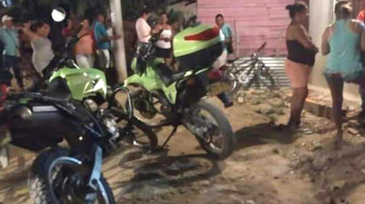 Sitio donde ocurrieron los hechos.