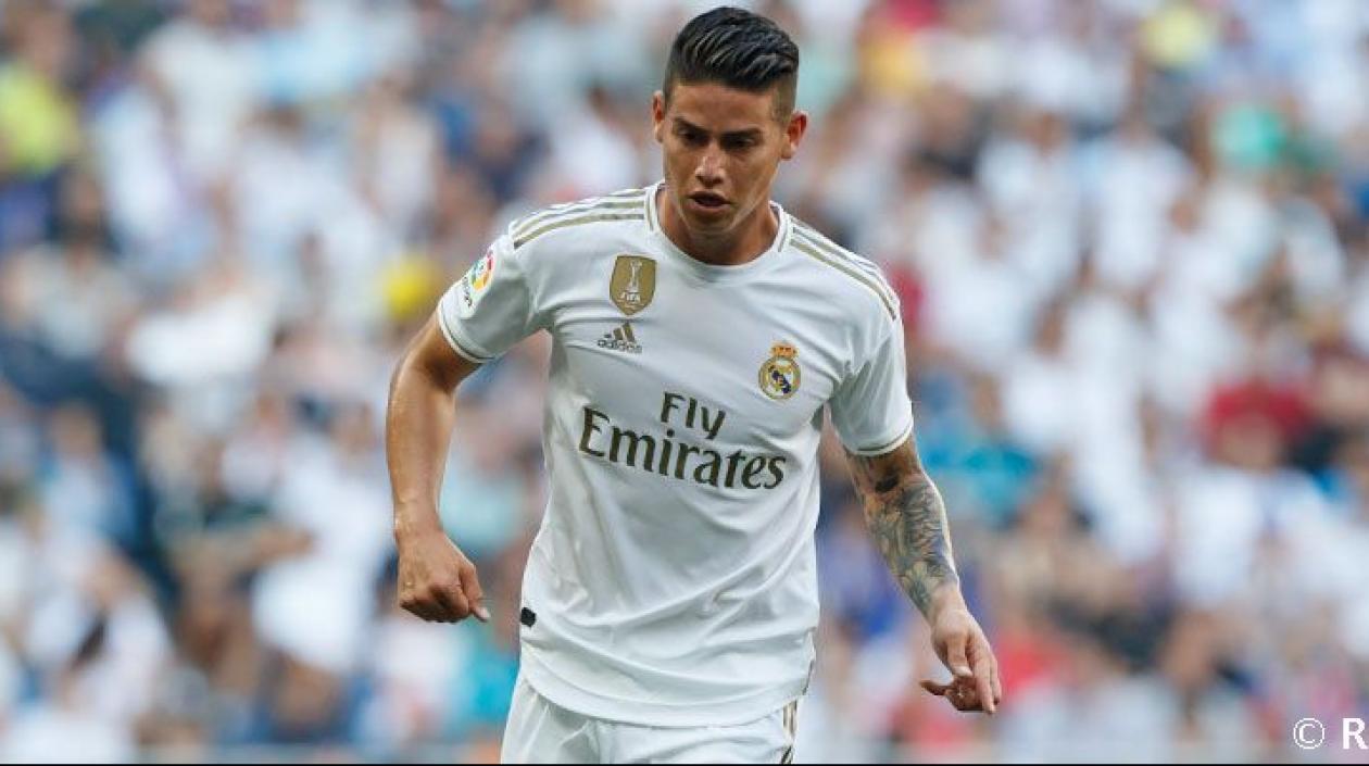 James Rodríguez, volante colombiano.