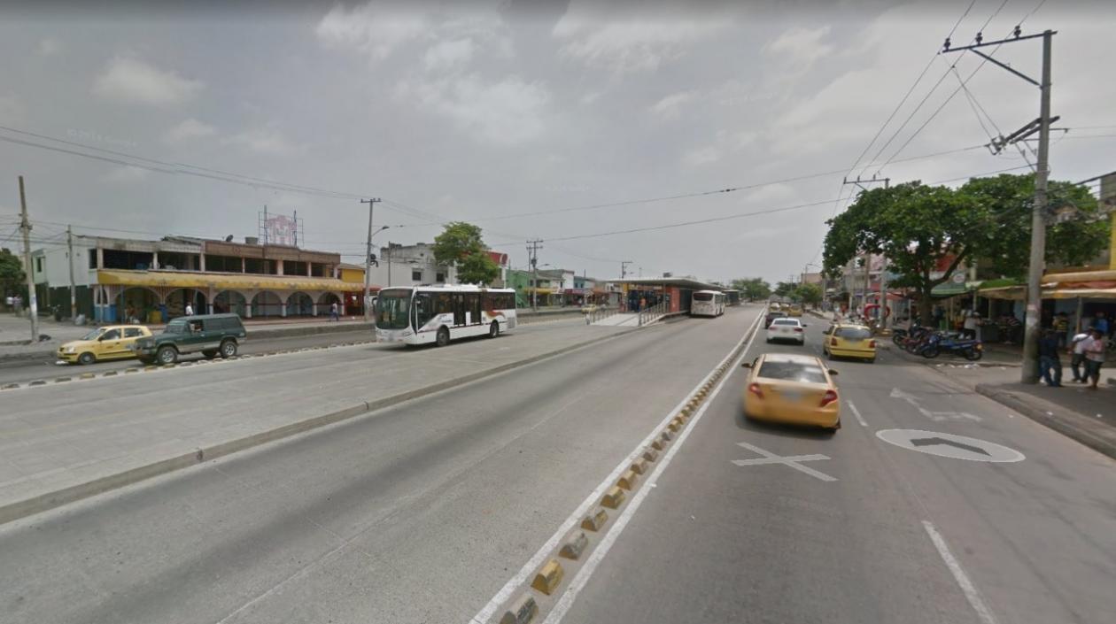 En este punto de la calle Murillo ocurrió el atraco.