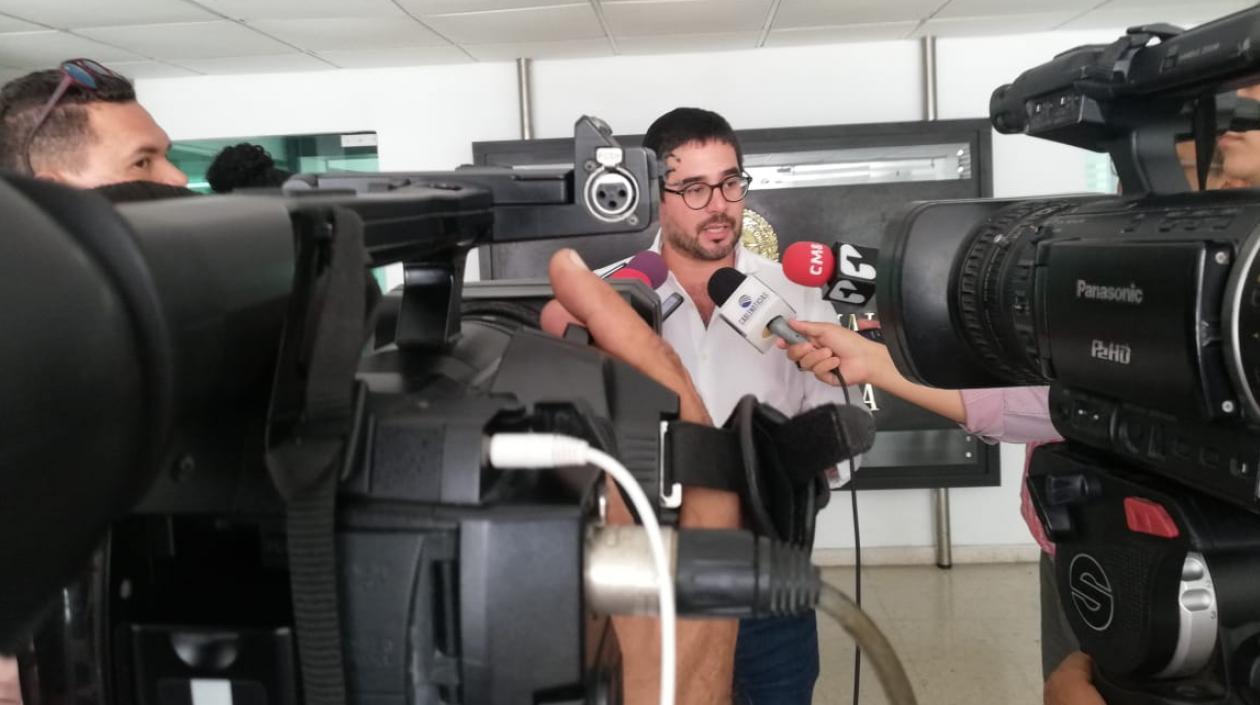 Secretario de Gobierno, Clemente Fajardo.