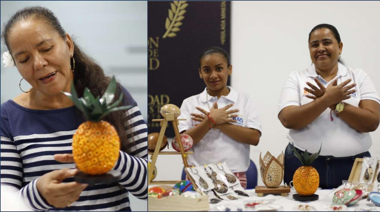 Mujeres emprendedoras expondrán sus artesanías.