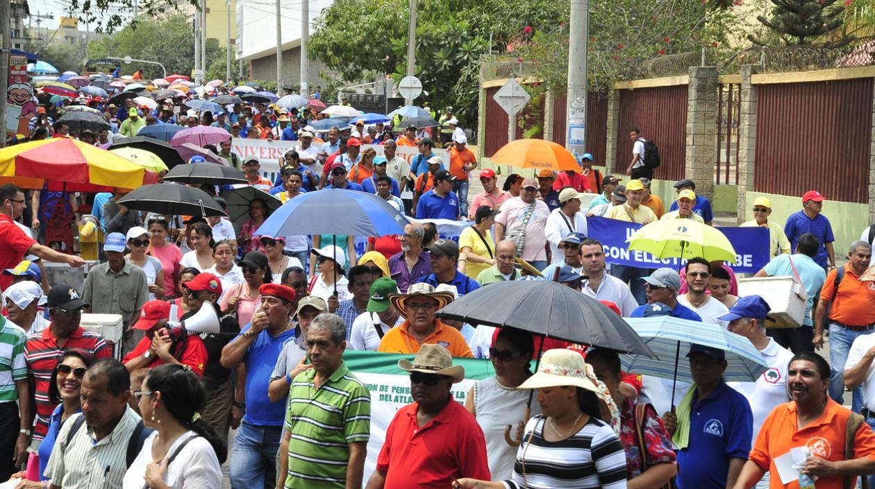 Marchas en Barranquilla