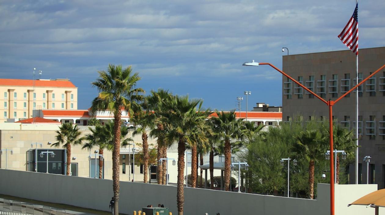 Embajada de Estados Unidos en Ciudad Juárez, México.